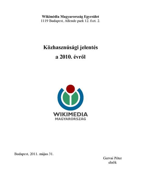 Fájl:Közhasznúsági jelentés 2010.pdf