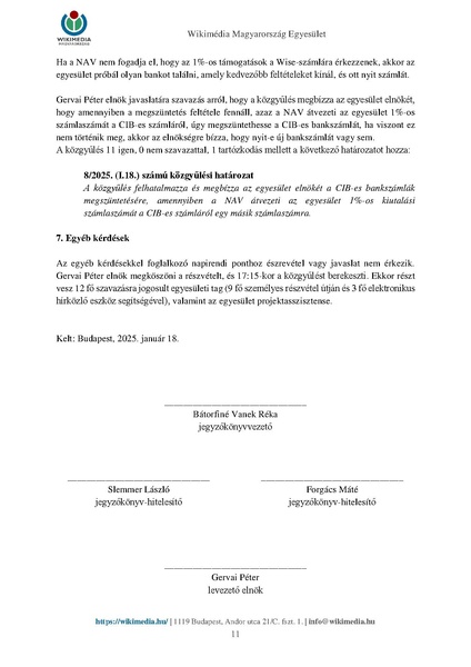 Fájl:Közgyűlési jegyzőkönyv – 2025. január 18.pdf