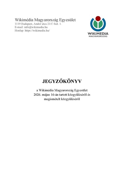 Fájl:Közgyűlési jegyzőkönyv – 2026. május 16.pdf