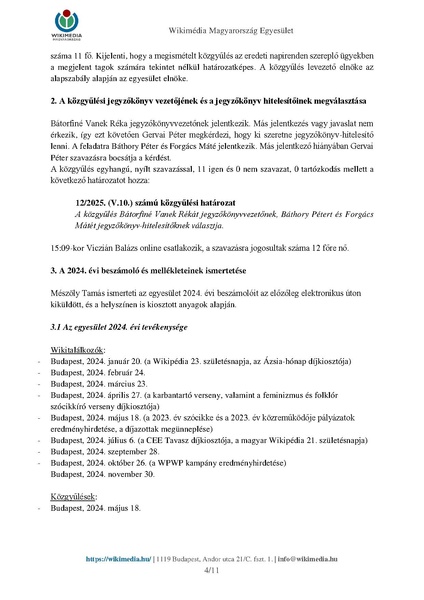 Fájl:Közgyűlési jegyzőkönyv – 2025. május 10.pdf