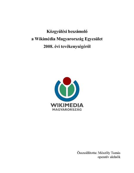 Fájl:Közgyűlési beszámoló 2008.pdf